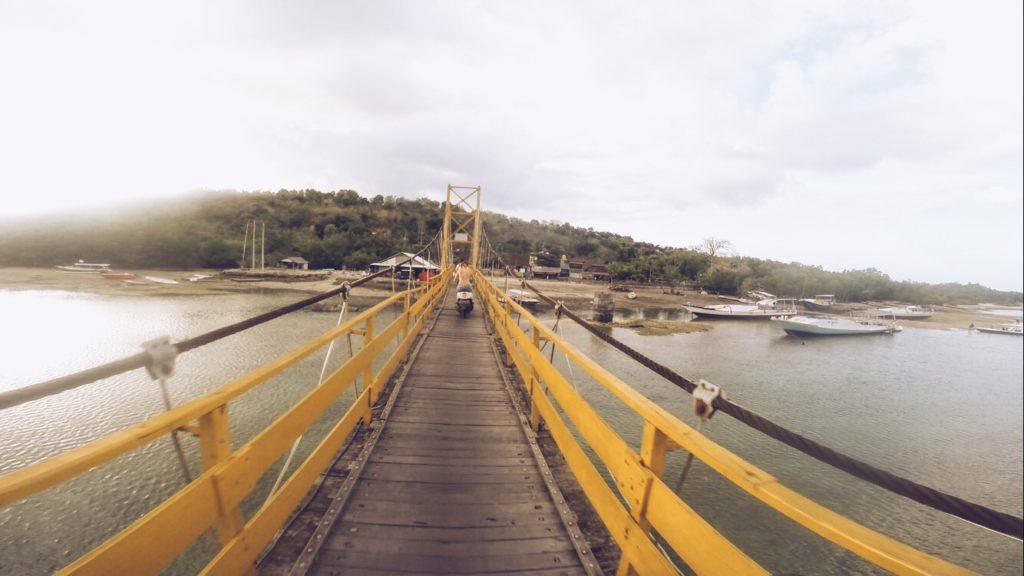Yellow Bridge to Nusa Ceningan